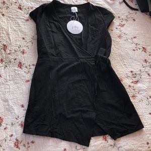 NWT Princess Polly Linen Wrap Dress